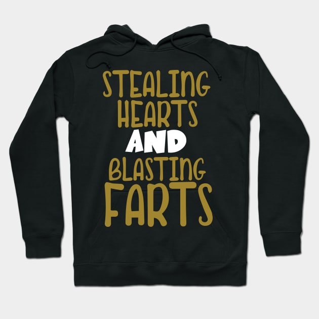 Stealing Hearts & Blasting Farts Hoodie by pako-valor